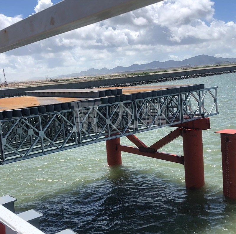 貝雷鋼橋銜接拼裝注意事項